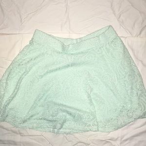 Mint skater skirt
